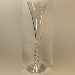 Bellagio Hotel Resort Casino 2000 Glass Crystal Champagne Flutes 8 Ounces Each